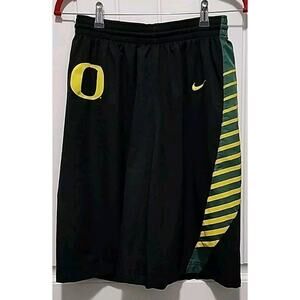 Nike Oregon Ducks Basketball Shorts Dri Fit Men's Small Black NCAA Authentic